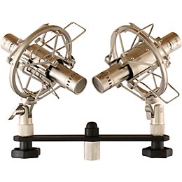 Peluso Microphone Lab P-84 SK Stereo Kit with Two Solid State Small Diaphragm Condenser Microphones Nickel