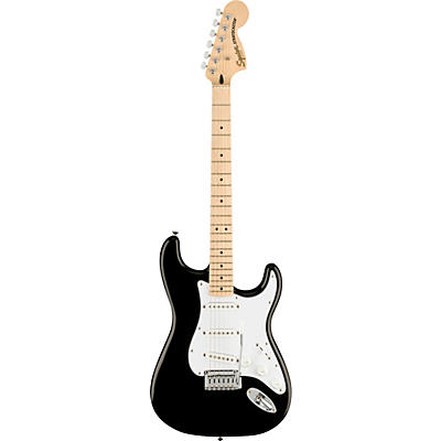 Squier Affinity Series Stratocaster Maple Fingerboard Electric Guitar Black for sale