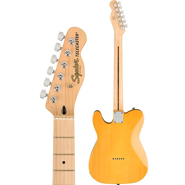 Squier Affinity Series Telecaster Maple Fingerboard Electric Guitar Butterscotch Blonde