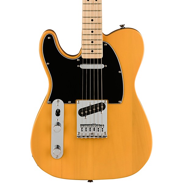 Squier Affinity Series Telecaster Maple Fingerboard Left-Handed Electric Guitar Butterscotch Blonde
