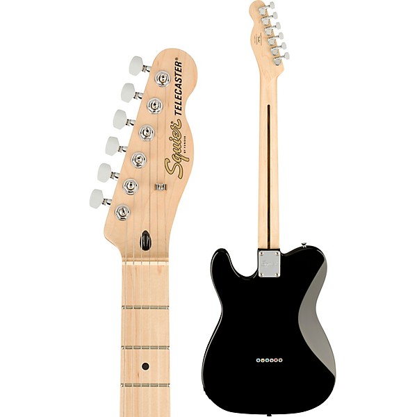 Squier Affinity Series Telecaster Deluxe Maple Fingerboard Electric Guitar Black
