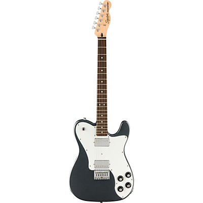 Squier Affinity Series Telecaster Deluxe Electric Guitar Charcoal Frost Metallic for sale