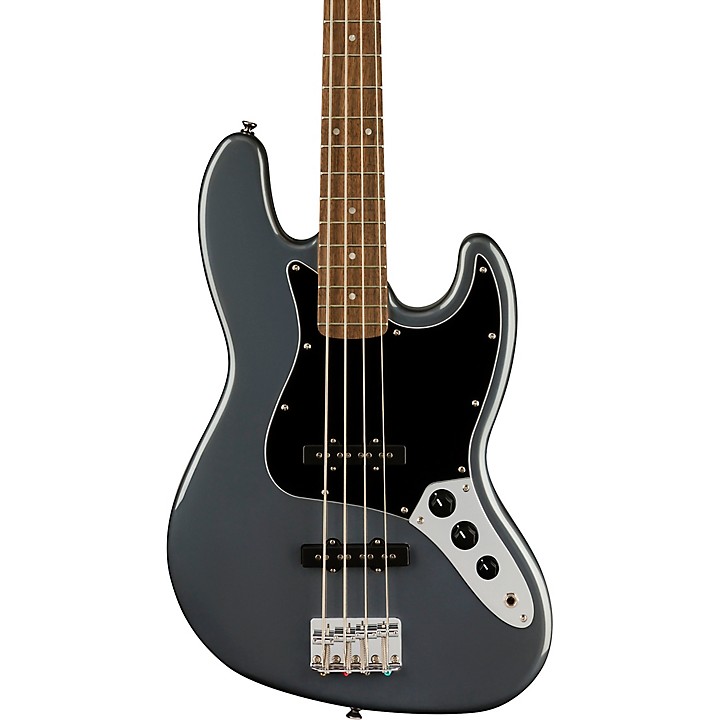 Squier Affinity Series Jazz Bass Charcoal Frost Metallic | Guitar 