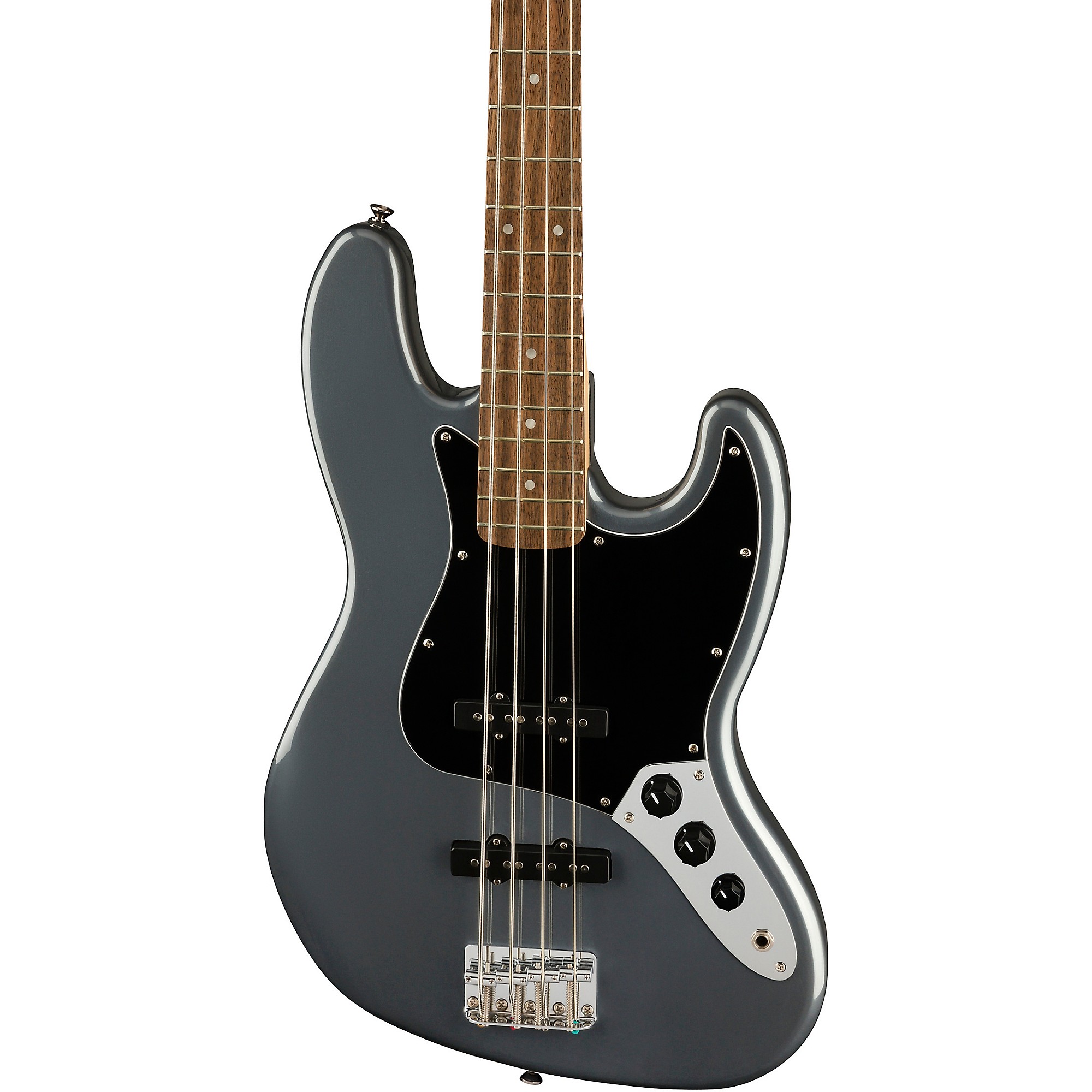 Squier Affinity Series Jazz Bass Charcoal Frost Metallic | Guitar Center