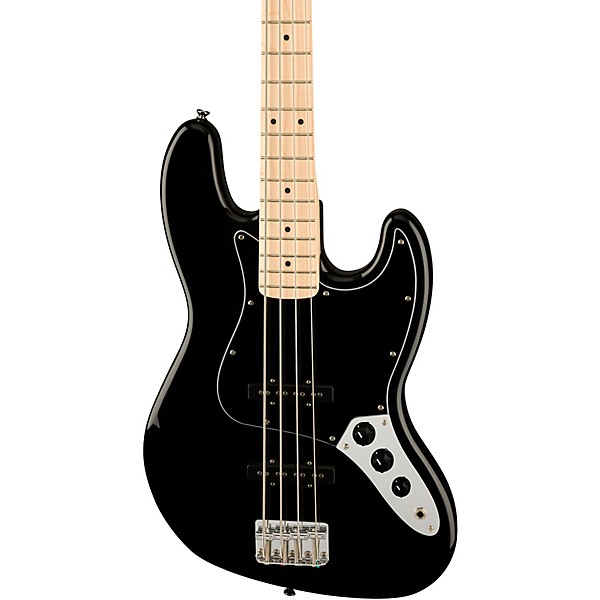 Squier Affinity Series Jazz Bass Maple Fingerboard Black