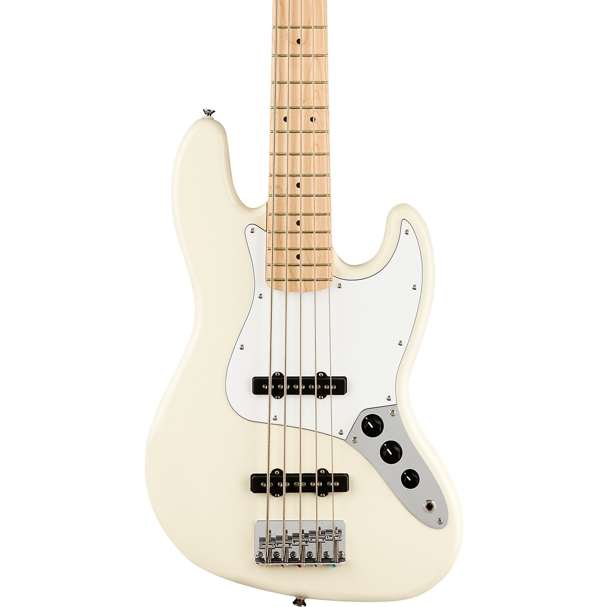 Squier Affinity Series Jazz Bass V Maple Fingerboard Olympic White