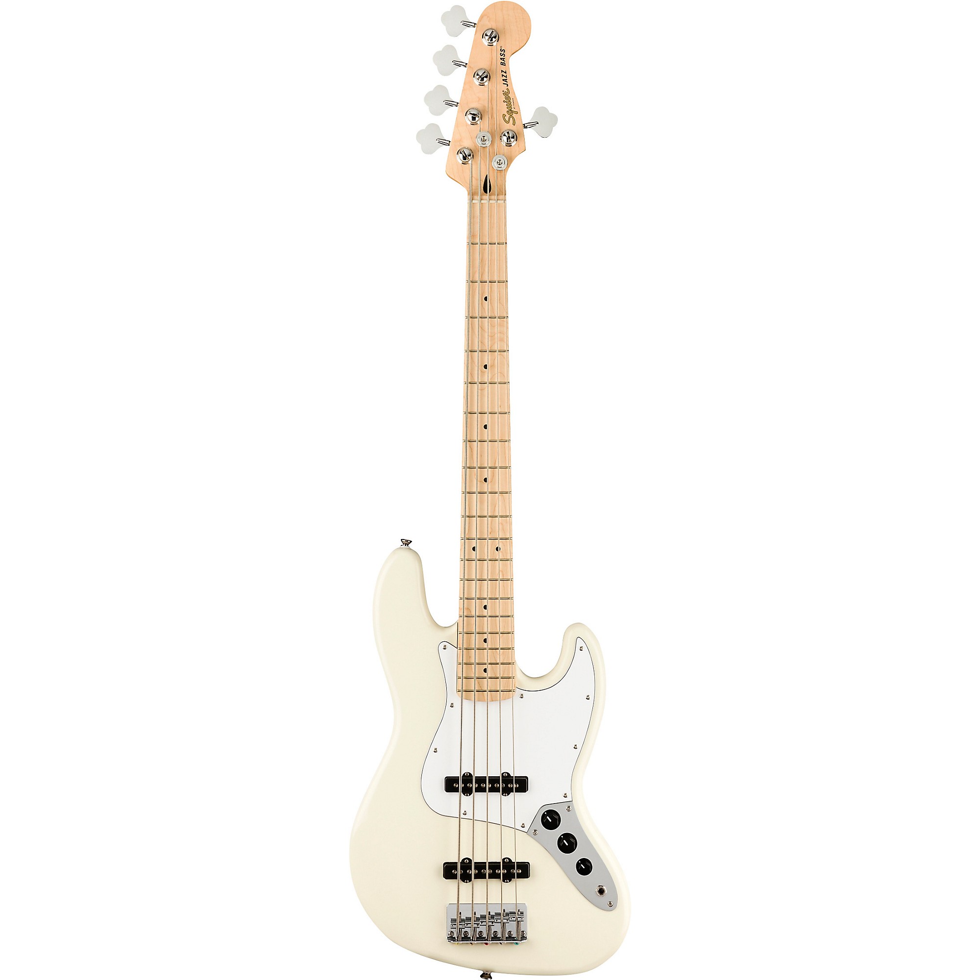 Squier Affinity Series Jazz Bass V Maple Fingerboard Olympic White 