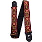 Perri's Woven Jacquard Guitar Strap Mandala - Burgundy 2.5 in. thumbnail