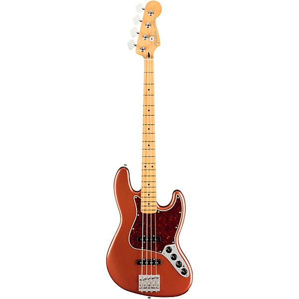 Open Box Fender Player Plus Active Jazz Bass Maple Fingerboard Level 2 Aged Candy Apple Red 194744707018