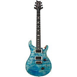 PRS Wood Library Custom 24 10-Top with Pattern Thin Neck and Ebony Fretboard Faded Blue Jean