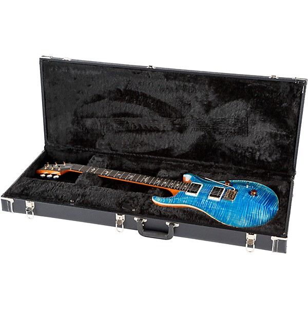 PRS Wood Library Custom 24 10-Top with Pattern Thin Neck and Ebony Fretboard Faded Blue Jean