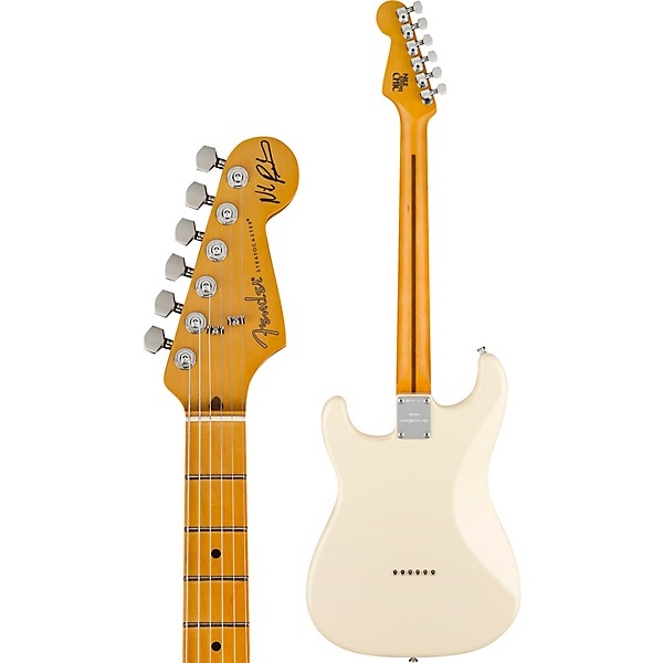 Open Box Fender Nile Rodgers Hitmaker Stratocaster Maple Fingerboard Electric Guitar Level 2 Olympic White 197881059088