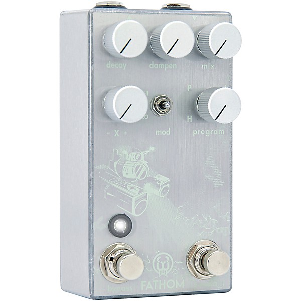 Walrus Audio Fathom Multi-Function Reverb Effects Pedal Platinum
