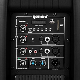 Gemini AS-2115BT 15" 2,000W Powered Loudspeaker With Bluetooth
