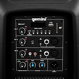 Gemini AS-2112BT 12" 1,500W Powered Loudspeaker With Bluetooth
