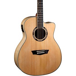 Washburn AG40CE Apprentice Series Grand Auditorium Cutaway Acoustic-Electric Guitar Natural