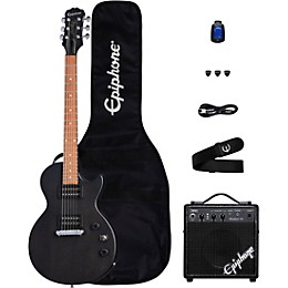Epiphone Les Paul Special-I Electric Guitar Player Pack Worn Ebony