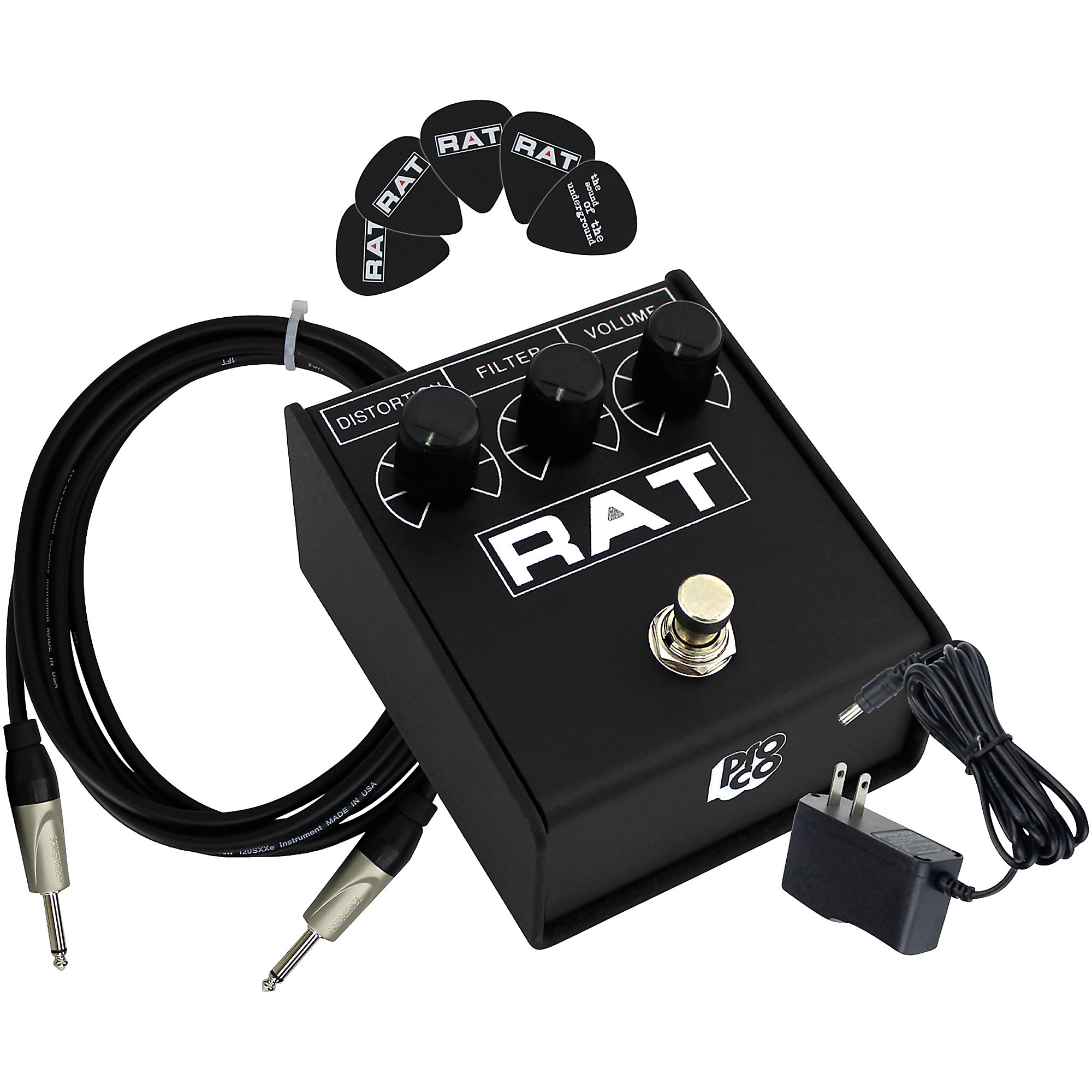 RAT Distortion RAT2 Pro Co RAT2 Distortion Pedal Black 