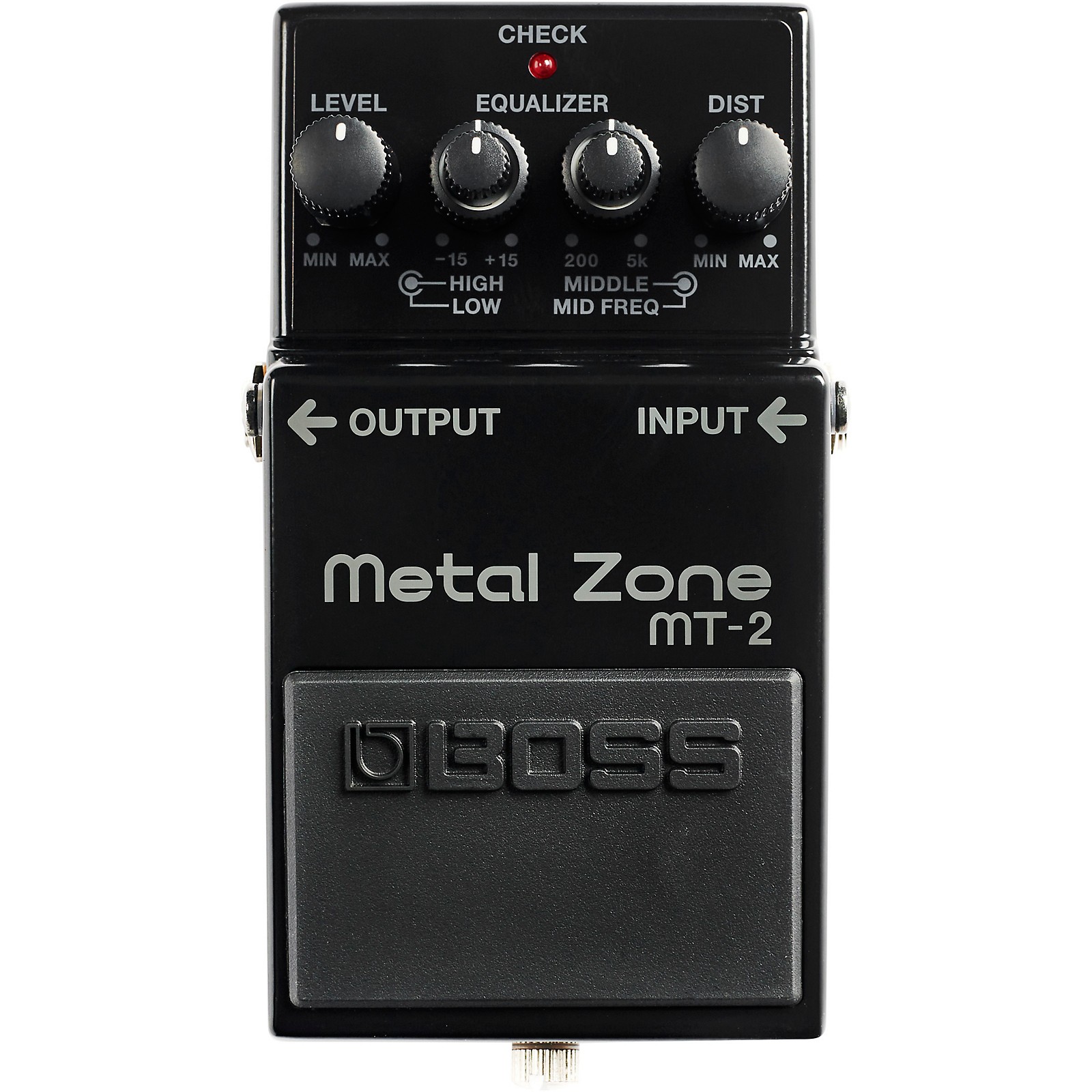 BOSS 30th Anniversary MT-2-3A Metal Zone Effects Pedal Black