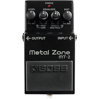 Boss 30Th Anniversary Mt-2-3A Metal Zone Effects Pedal Black for sale