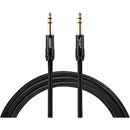 Warm Audio Premier Series TRS to TRS Cable 6 ft. Black Warm Audio Premier Series TRS to TRS Cable 3 ft. Black