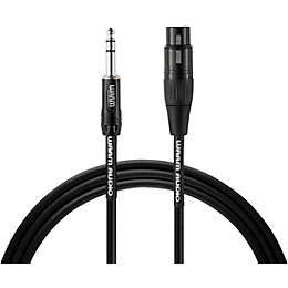 Warm Audio Pro Series XLR Male to TRS Male Cable 6 ft. Black
