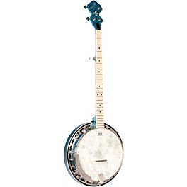 Ortega OBJE400TBL Falcon 5-String Acoustic-Electric B... Ortega OBJE400TBL Falcon 5-String Acoustic-Electric Banjo Trans Blue