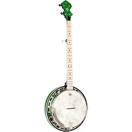 Ortega OBJE400TBL Falcon 5-String Acoustic-Electric ... Ortega OBJE400TBL Falcon 5-String Acoustic-Electric Banjo Trans Green