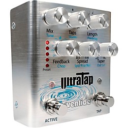 Eventide UltraTap Delay/Reverb Multi-Tap Effects Pedal Silver