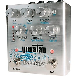 Clearance Eventide UltraTap Delay/Reverb Multi-Tap Effects Pedal Silver