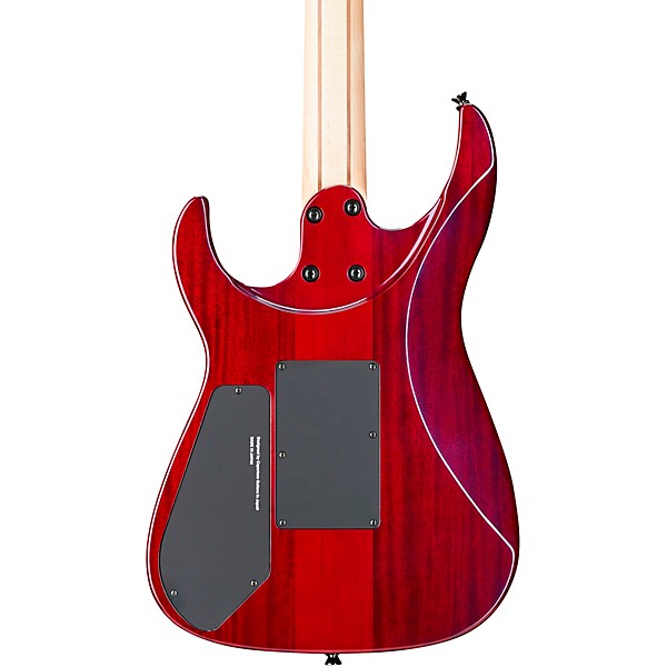 Caparison Guitars Dellinger Prominence MF Electric Guitar Transparent Spectrum Red