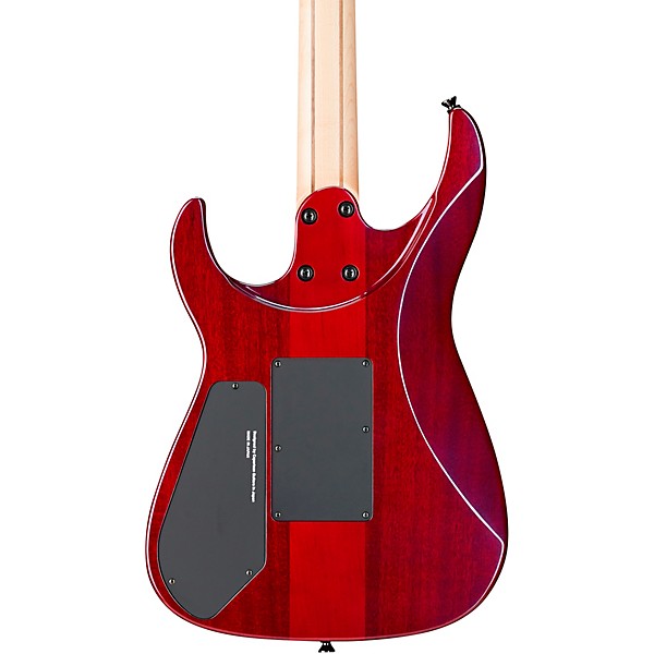 Caparison Guitars Dellinger Prominence MF Electric Guitar Transparent Spectrum Red