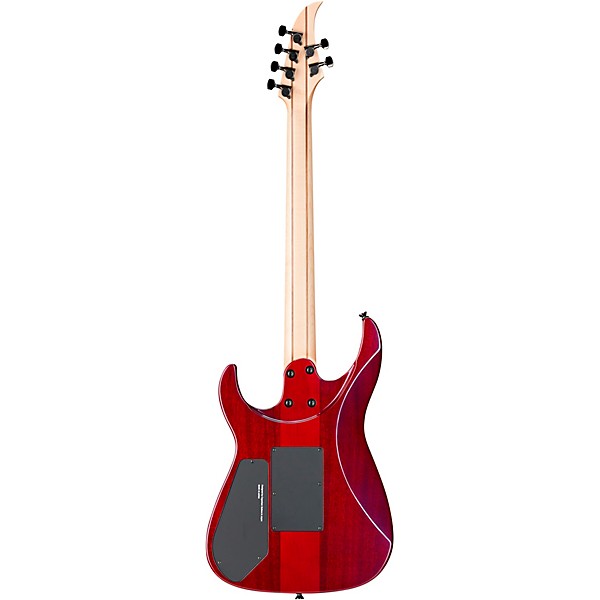 Caparison Guitars Dellinger Prominence MF Electric Guitar Transparent Spectrum Red