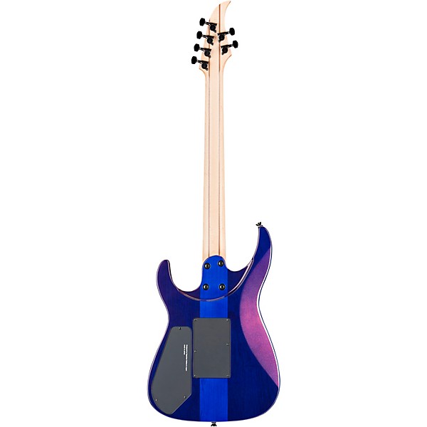 Caparison Guitars Dellinger II Prominence EF Electric Guitar Transparent Spectrum Blue