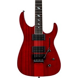 Caparison Guitars Dellinger II Prominence EF Electric Guitar Transparent Spectrum Red