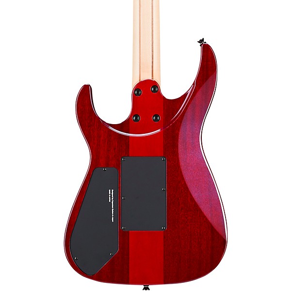 Caparison Guitars Dellinger II Prominence EF Electric Guitar Transparent Spectrum Red