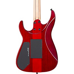 Caparison Guitars Dellinger II Prominence EF Electric Guitar Transparent Spectrum Red