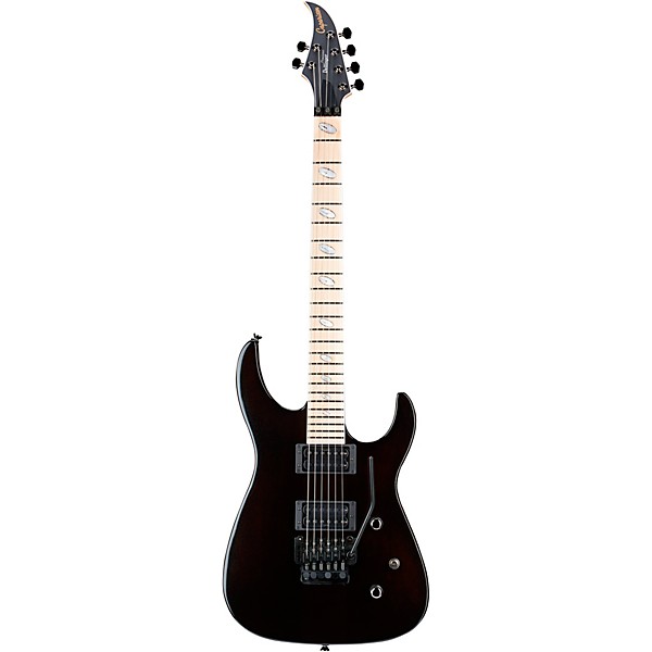 Caparison Guitars Dellinger II Prominence MF Electric Guitar Transparent Spectrum Black