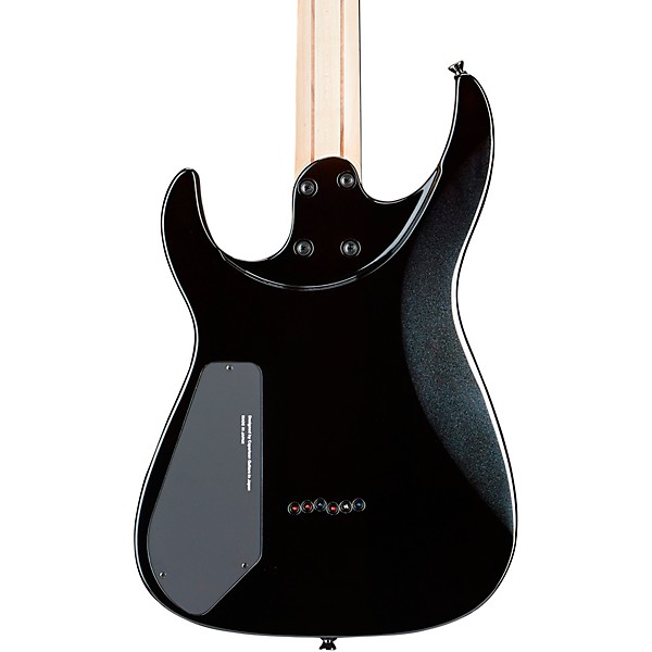 Caparison Guitars Dellinger II FX Prominence MF Electric Guitar Transparent Spectrum Black