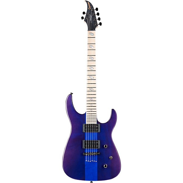 Caparison Guitars Dellinger II FX Prominence MF Electric Guitar Transparent Spectrum Blue