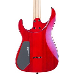 Caparison Guitars Dellinger II FX Prominence MF Electric Guitar Transparent Spectrum Red