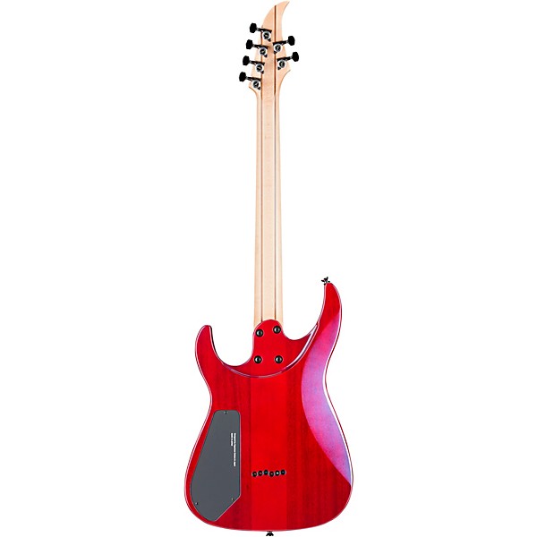 Caparison Guitars Dellinger II FX Prominence MF Electric Guitar Transparent Spectrum Red