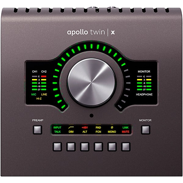 Universal Audio Apollo Twin X QUAD Heritage Edition Interface With Shure SM7B, SRH 440 and Mic Cable