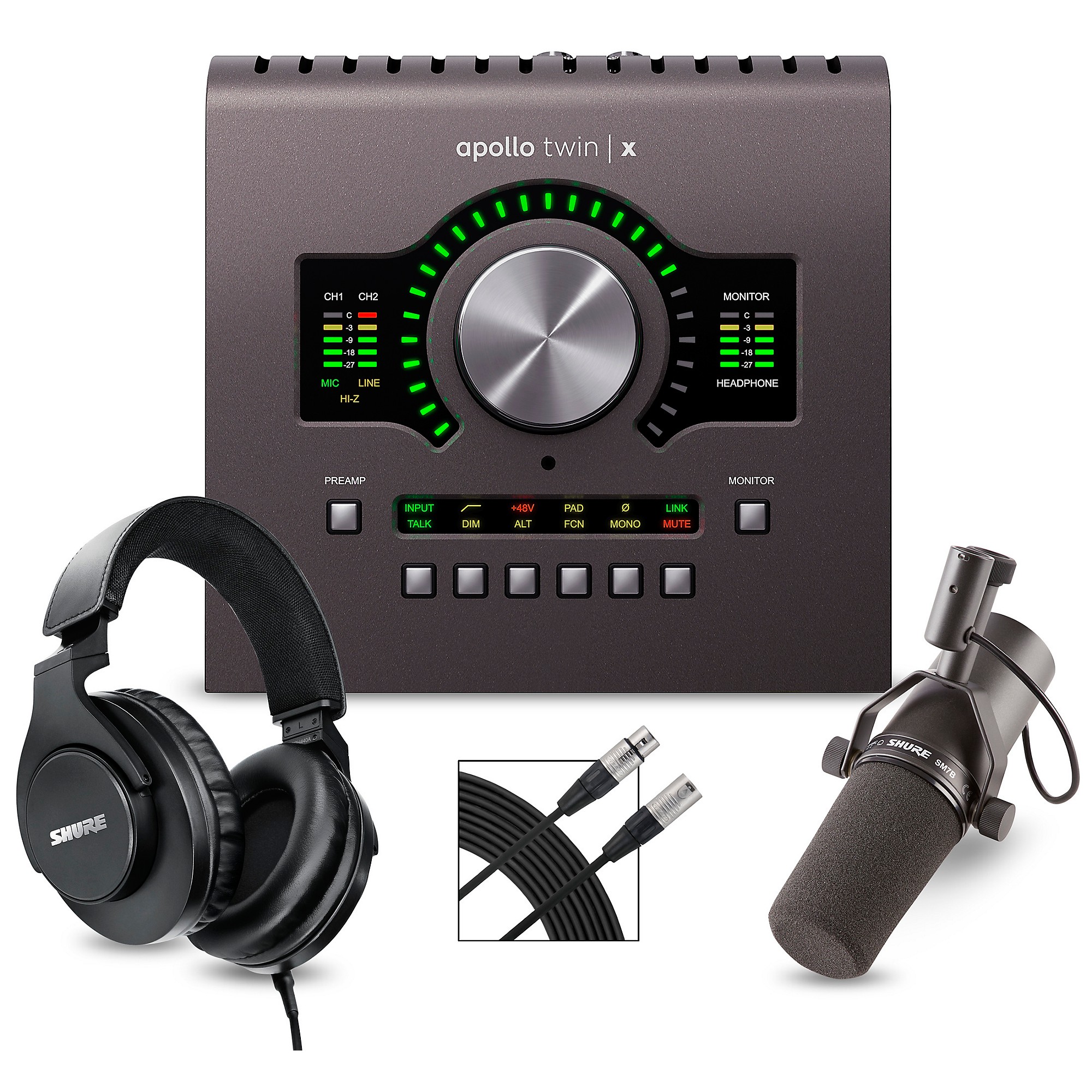 Apollo twin best sale headphone mix