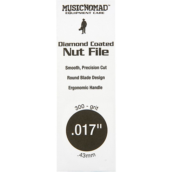 Music Nomad Diamond Coated .017"  Nut File .017 in.