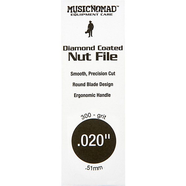 Music Nomad Diamond Coated .020" Nut File .020 in.