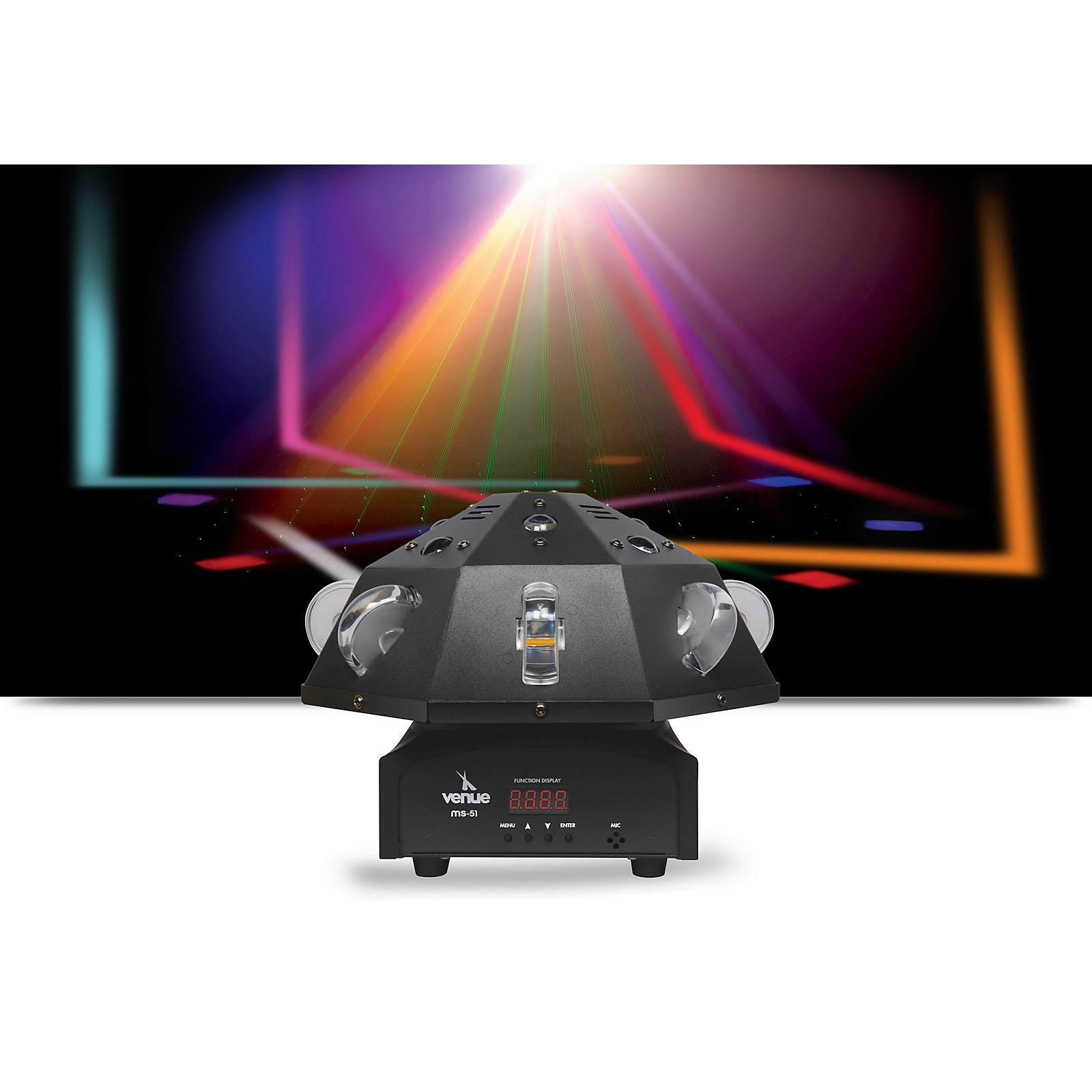 Venue Mothership 360-Degree Moving Head Multi-FX Light With Laser 