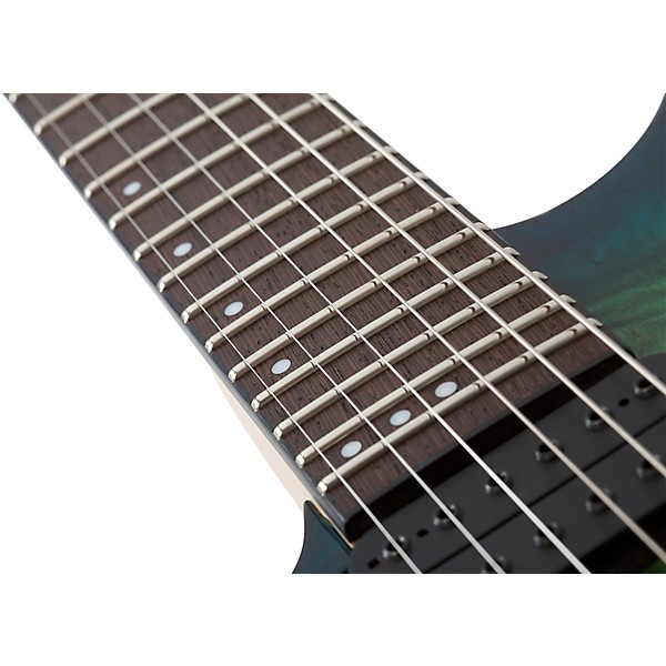 Schecter Guitar Research CR-6 Left-Handed Electric Guitar Aqua Burst