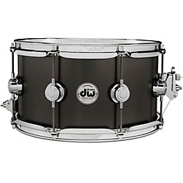 DW Collector's Series Satin Black ... DW Collector's Series Satin Black Over Brass Snare Drum With Chrome Hardware 13 x 7 in.