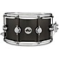 DW Collector's Series Satin Black Over Brass Snare Drum With Chrome Hardware 13 x 7 in. thumbnail